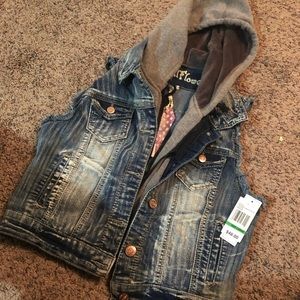 Wallflower jean vest